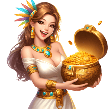 pngtree attractive aztec girl slot game character png image